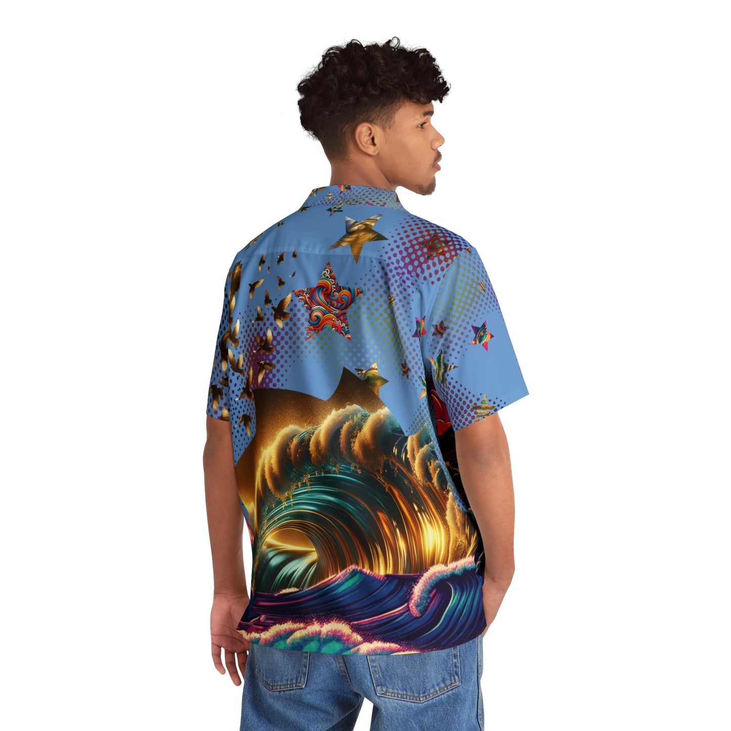 LUCID MOSh, Sunrise Wave Lux Aloha Shirt