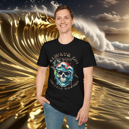 Always On My Mind, Surf T-Shirt by LUCID MOSH