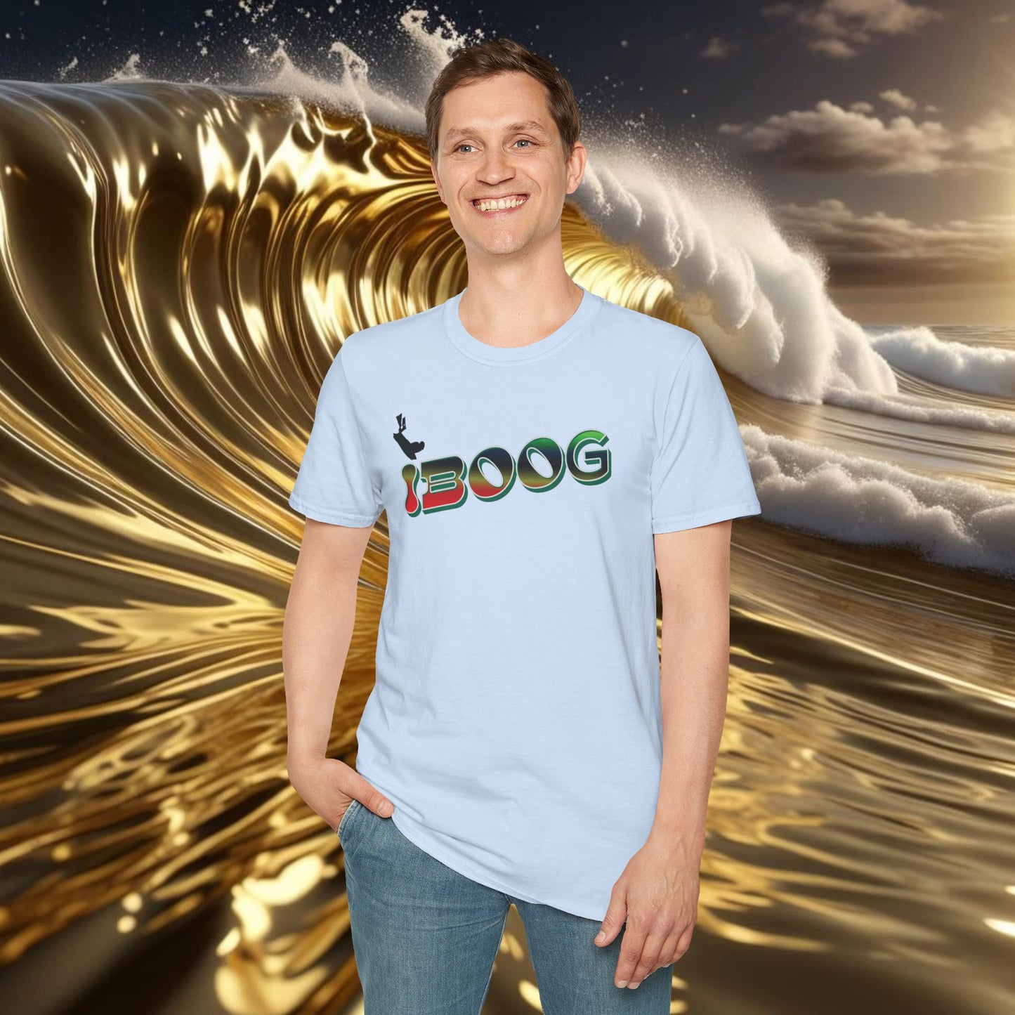 Unisex T-Shirt iBOOG Foam Free Invert Design