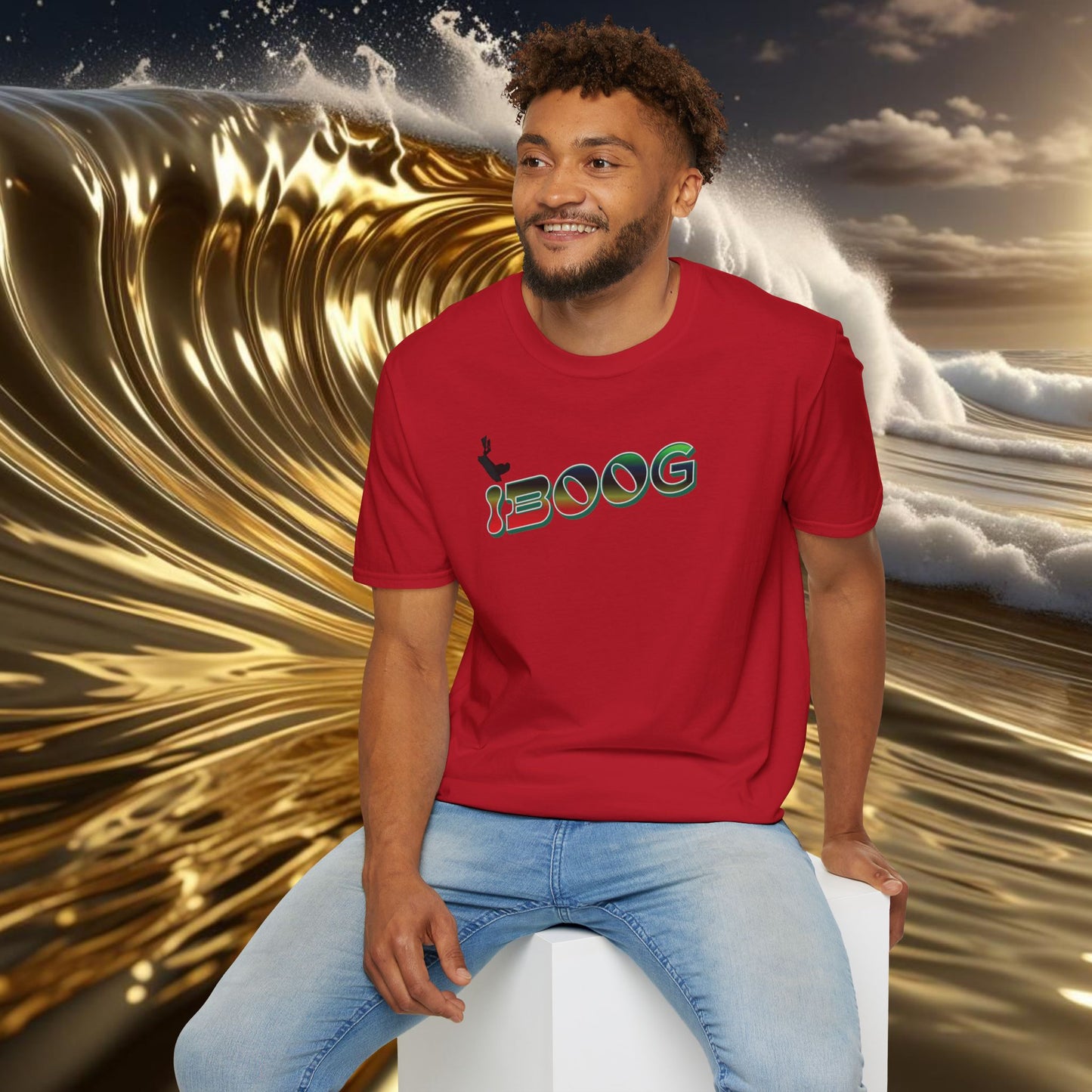 Unisex T-Shirt iBOOG Foam Free Invert Design