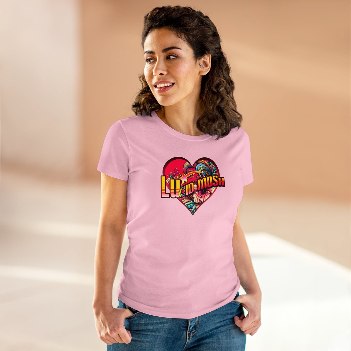 LUCID MOSh The Inner Love Women's Tee: Embrace Your Inner Beauty