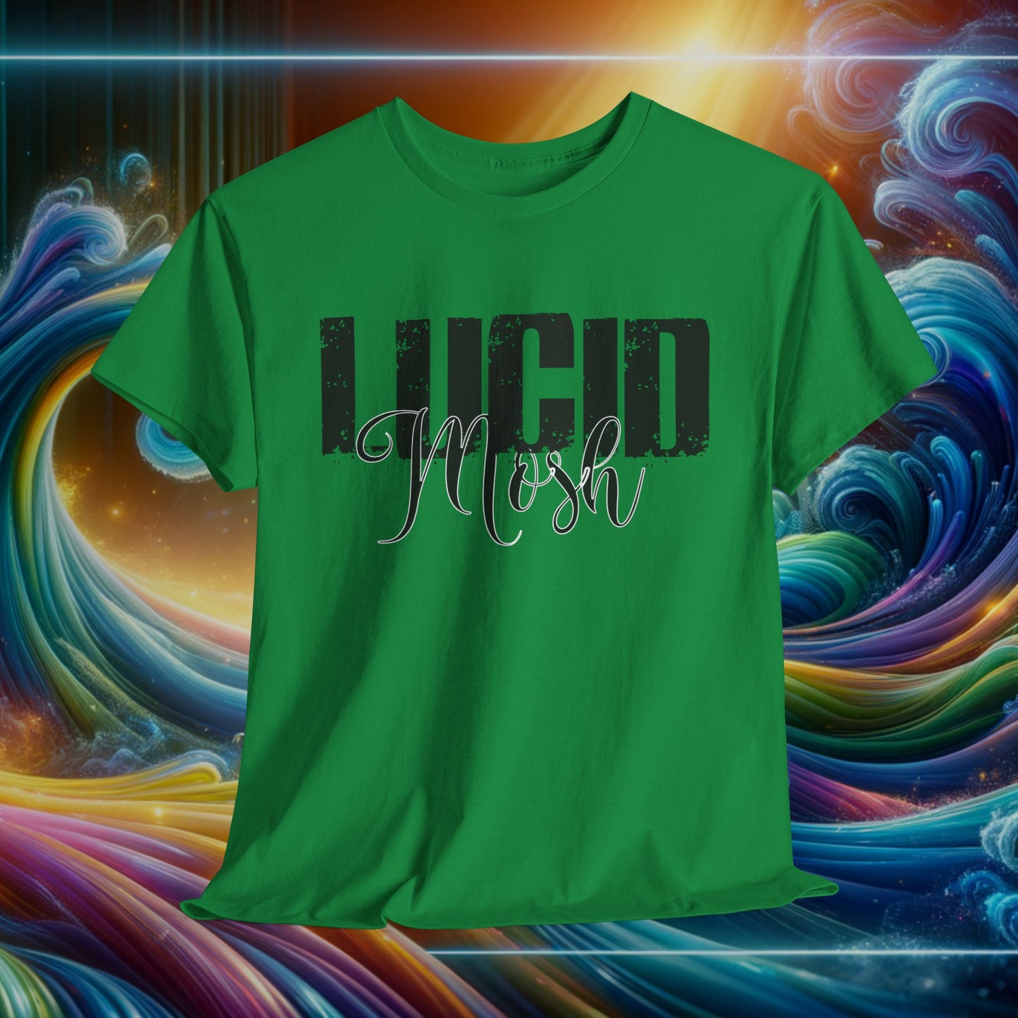 LUCID MOSh, STOMP Unisex Durable Comfy Cotton Tee