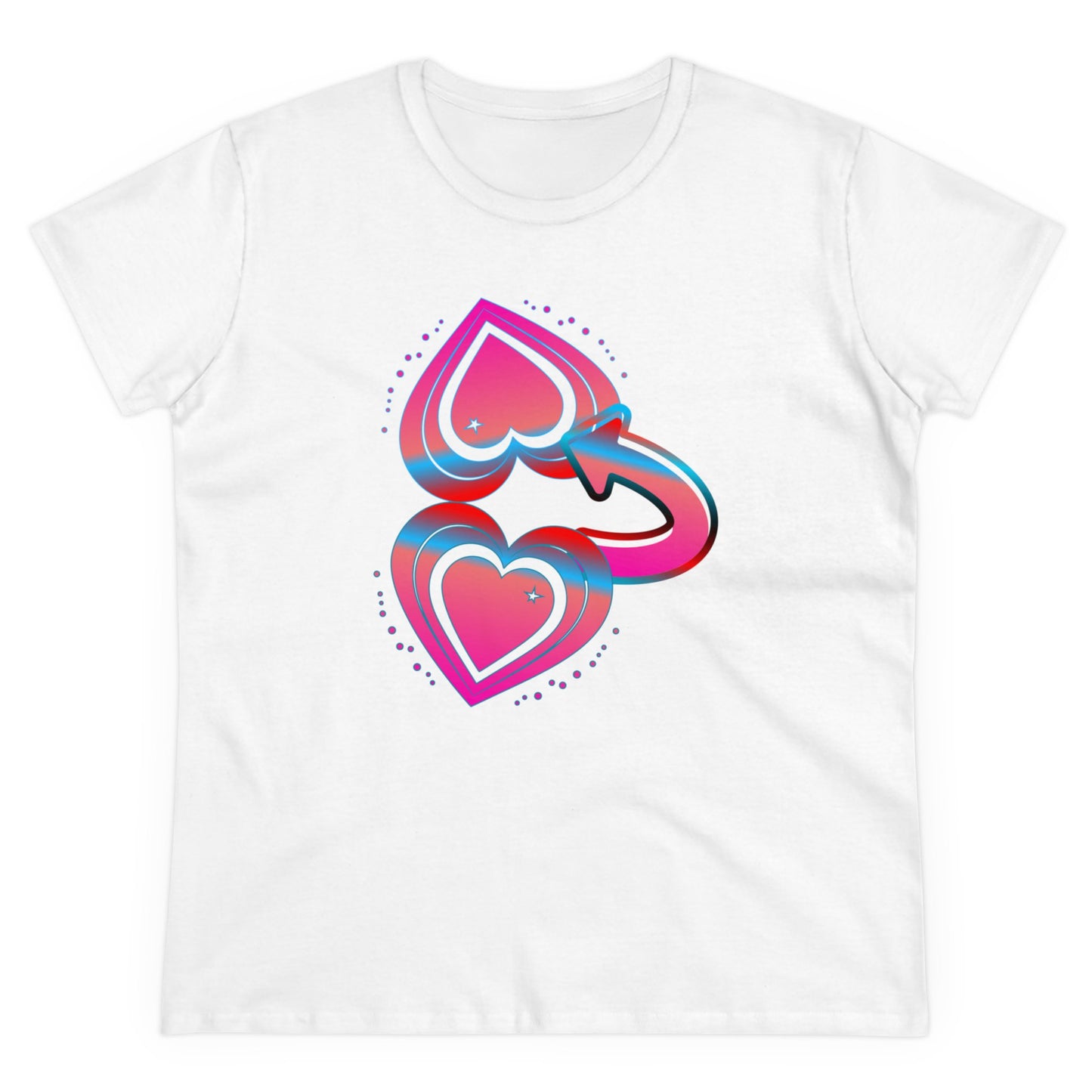 BTLmaui Logo Design Women's Cotton Tee: A Comfortable And Stylish Surf T-Shirt for the Ladies