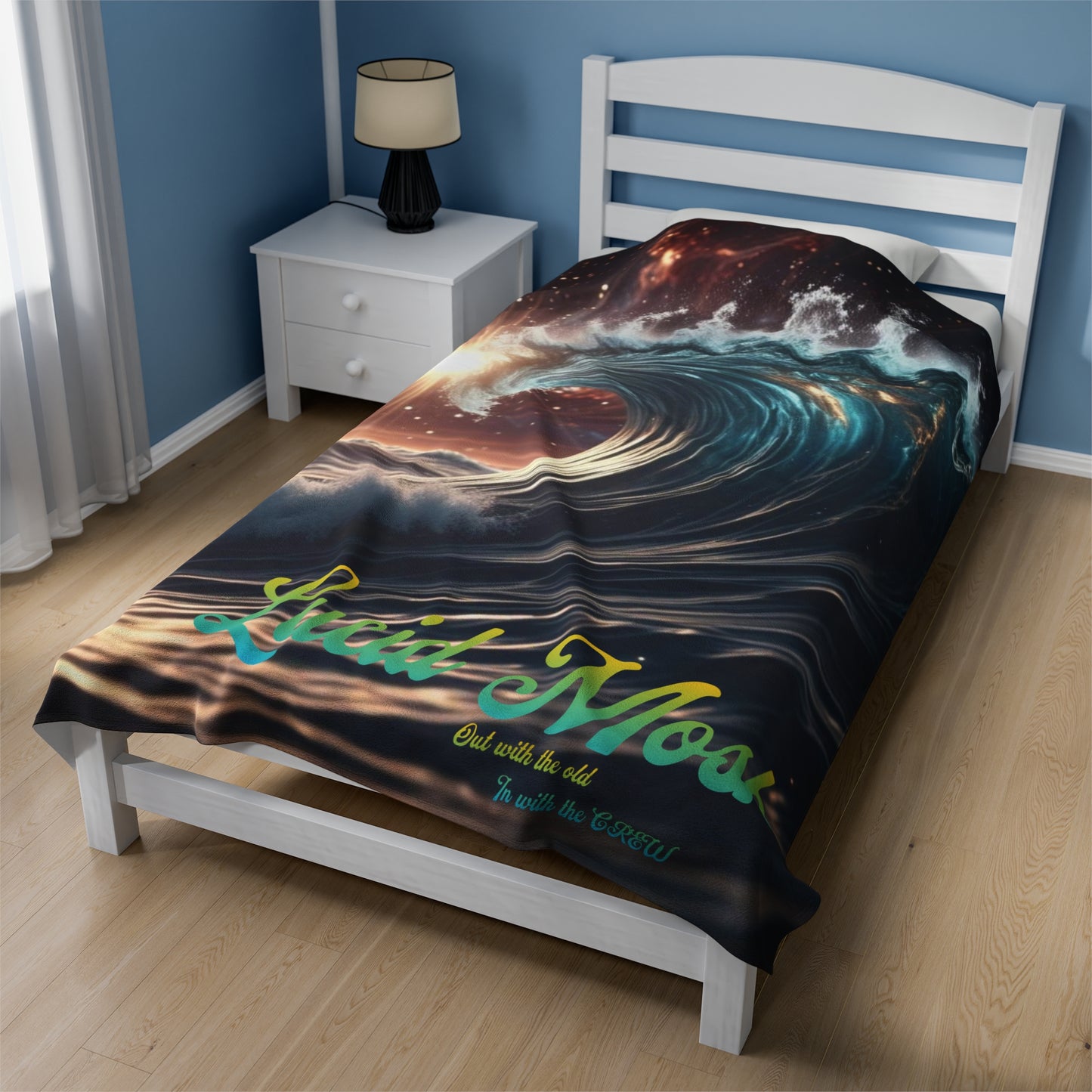 Wave Adventure Silky Soft Blanket by LUCID MOSh