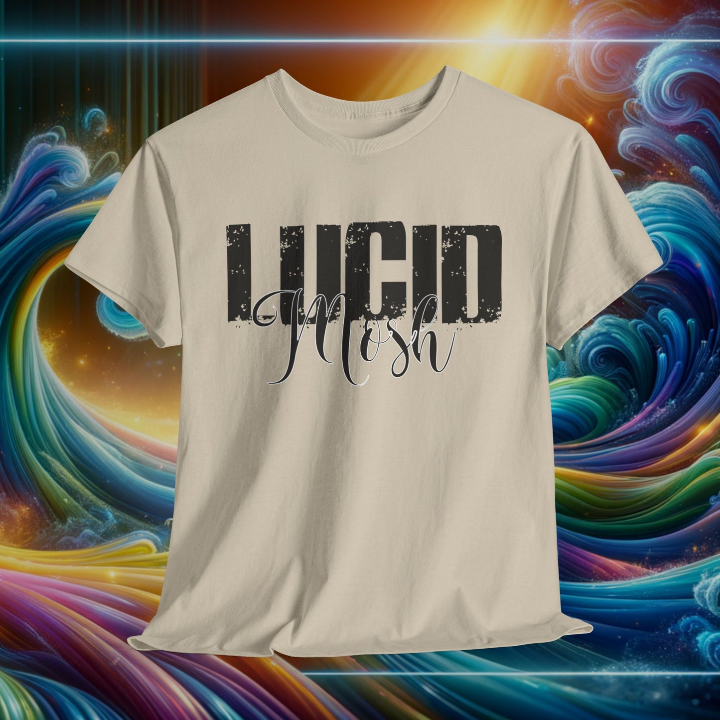 LUCID MOSh, STOMP Unisex Durable Comfy Cotton Tee