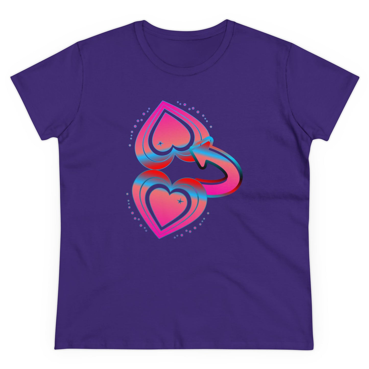 BTLmaui Logo Design Women's Cotton Tee: A Comfortable And Stylish Surf T-Shirt for the Ladies