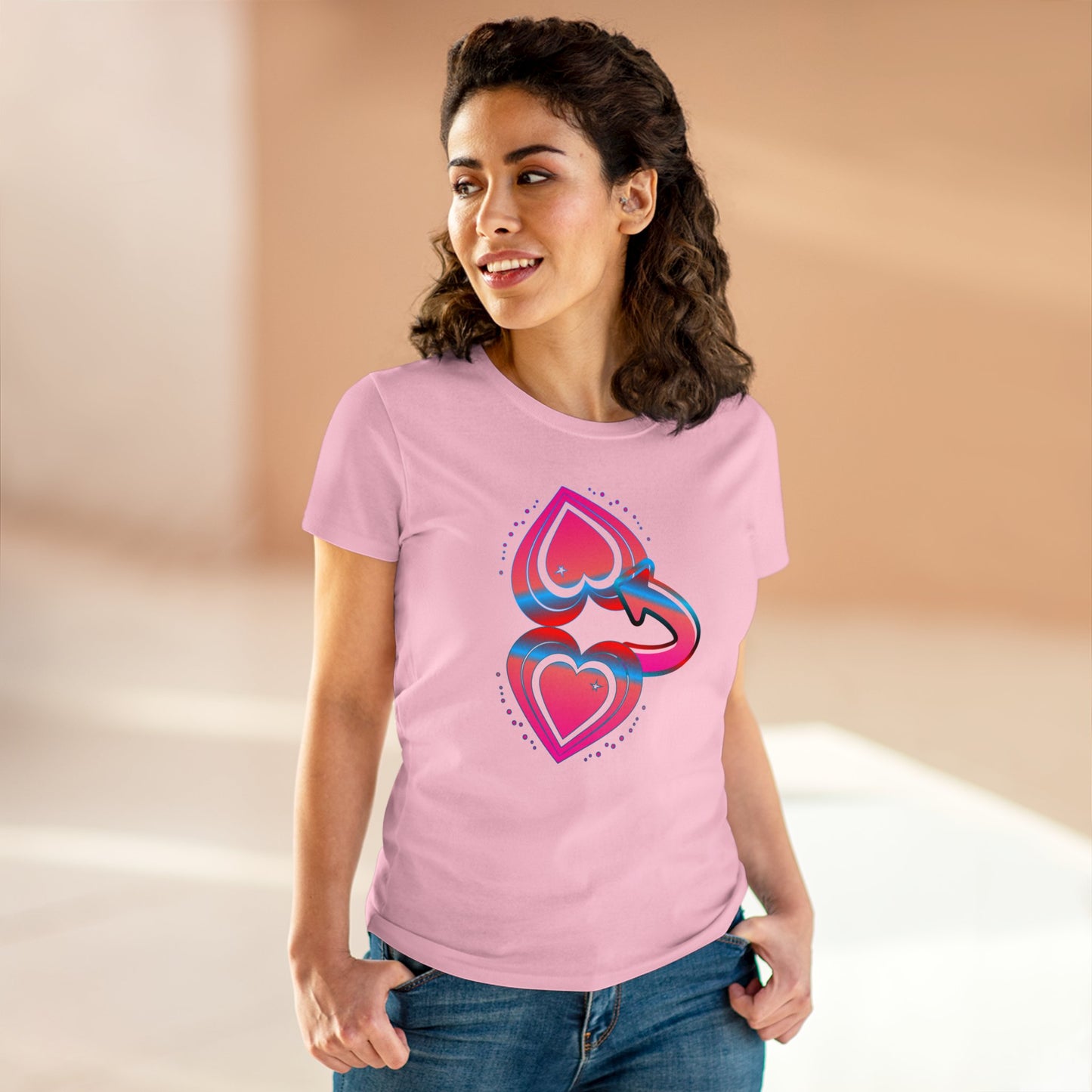 BTLmaui Logo Design Women's Cotton Tee: A Comfortable And Stylish Surf T-Shirt for the Ladies