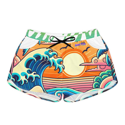 Shorts for Casual Times | Retro Sunset Shorts | LUCID MOSh