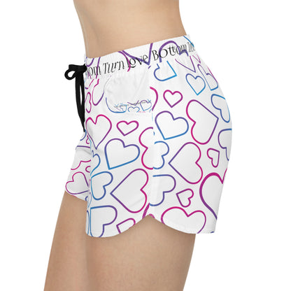 Beach to Street Style: Hearts of Color Shorts for Women by BTLmaui