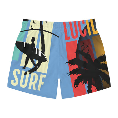 Casual Shorts- LUCID MOSh "Time to Surf"