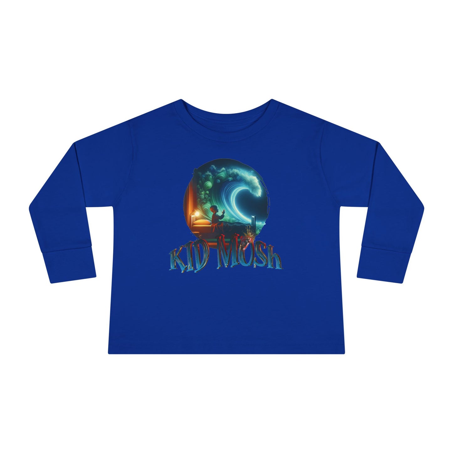 Share the Surf Stoked: Pray For Surf, Toddler Long Sleeve by LUCID MOSh