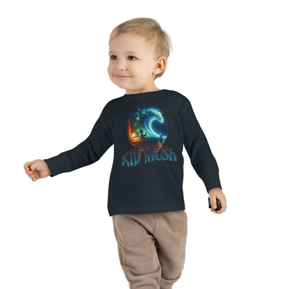 Share the Surf Stoked: Pray For Surf, Toddler Long Sleeve by LUCID MOSh