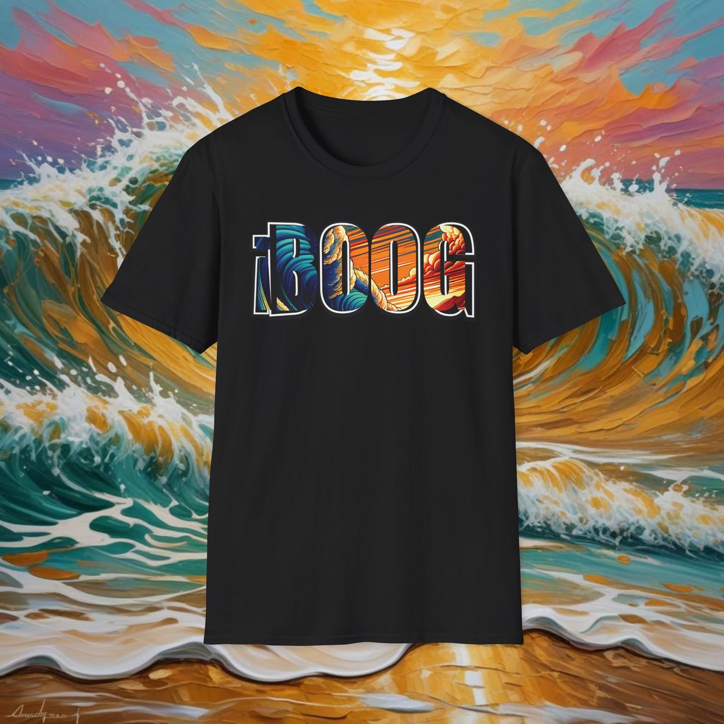 iBOOG Bodyboard Design Logo Soft Style Tee: Soft Stylish and Comfort All in One