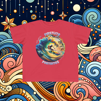 A Fine Tee for a Little Surfers: "Firstlite Fortrites" KIDS MOSh, LUCID MOSh