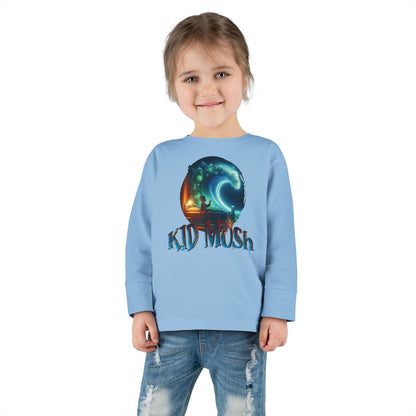 Share the Surf Stoked: Pray For Surf, Toddler Long Sleeve by LUCID MOSh