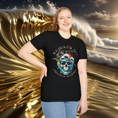 Always On My Mind, Surf T-Shirt by LUCID MOSH