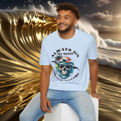 Always On My Mind, Surf T-Shirt by LUCID MOSH