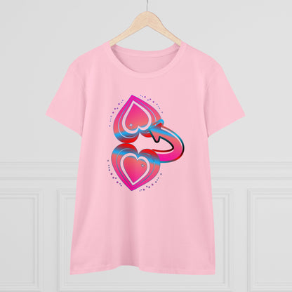 BTLmaui Logo Design Women's Cotton Tee: A Comfortable And Stylish Surf T-Shirt for the Ladies