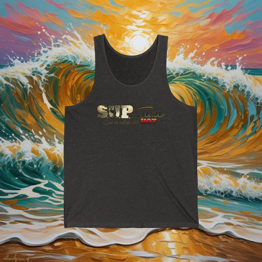 Get It While It's Hot: Standup Paddle Logo Tank Top