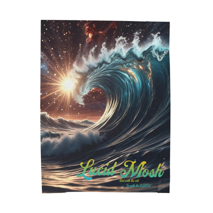 Wave Adventure Silky Soft Blanket by LUCID MOSh