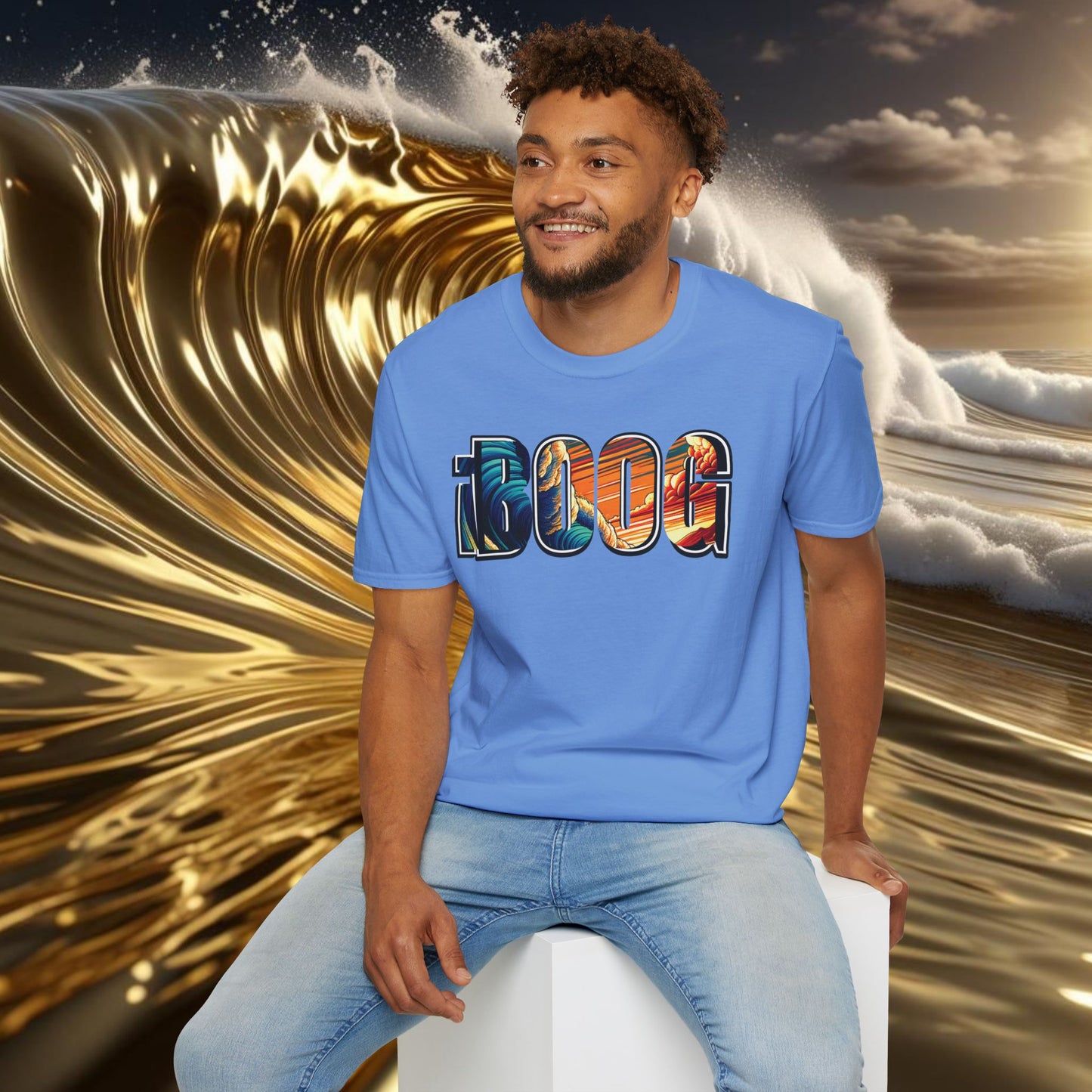 iBOOG Bodyboard Design Logo Soft Style Tee: Soft Stylish and Comfort All in One