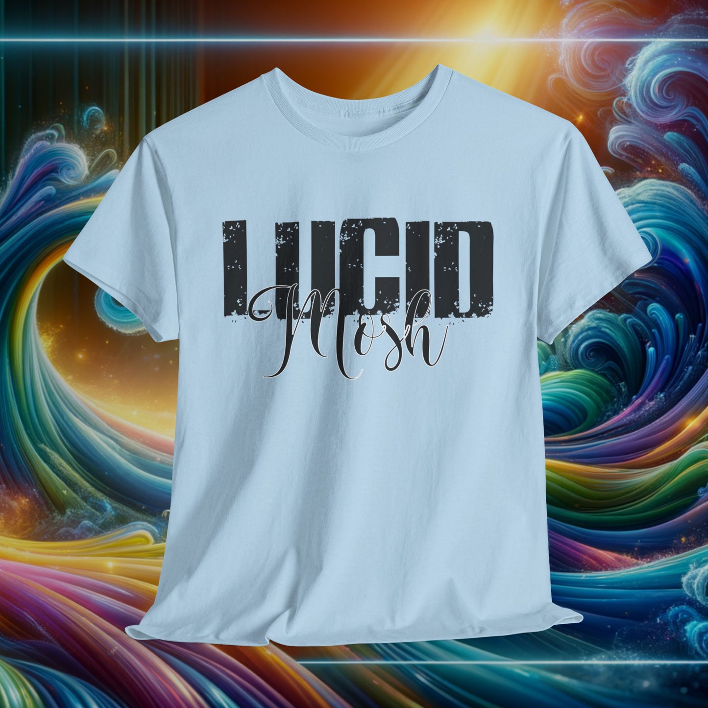 LUCID MOSh, STOMP Unisex Durable Comfy Cotton Tee