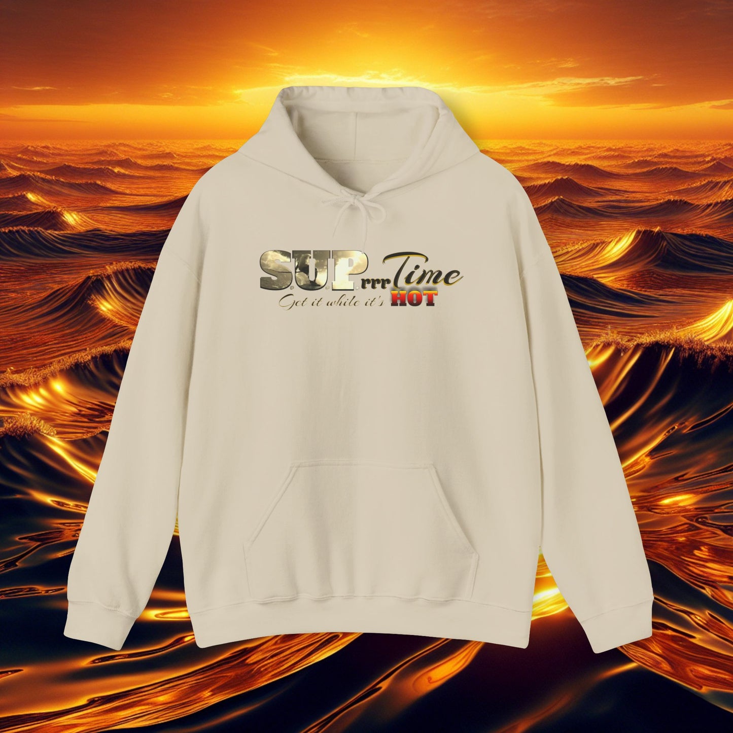 SUPrrrTime Logo Surf Brand Hoodie