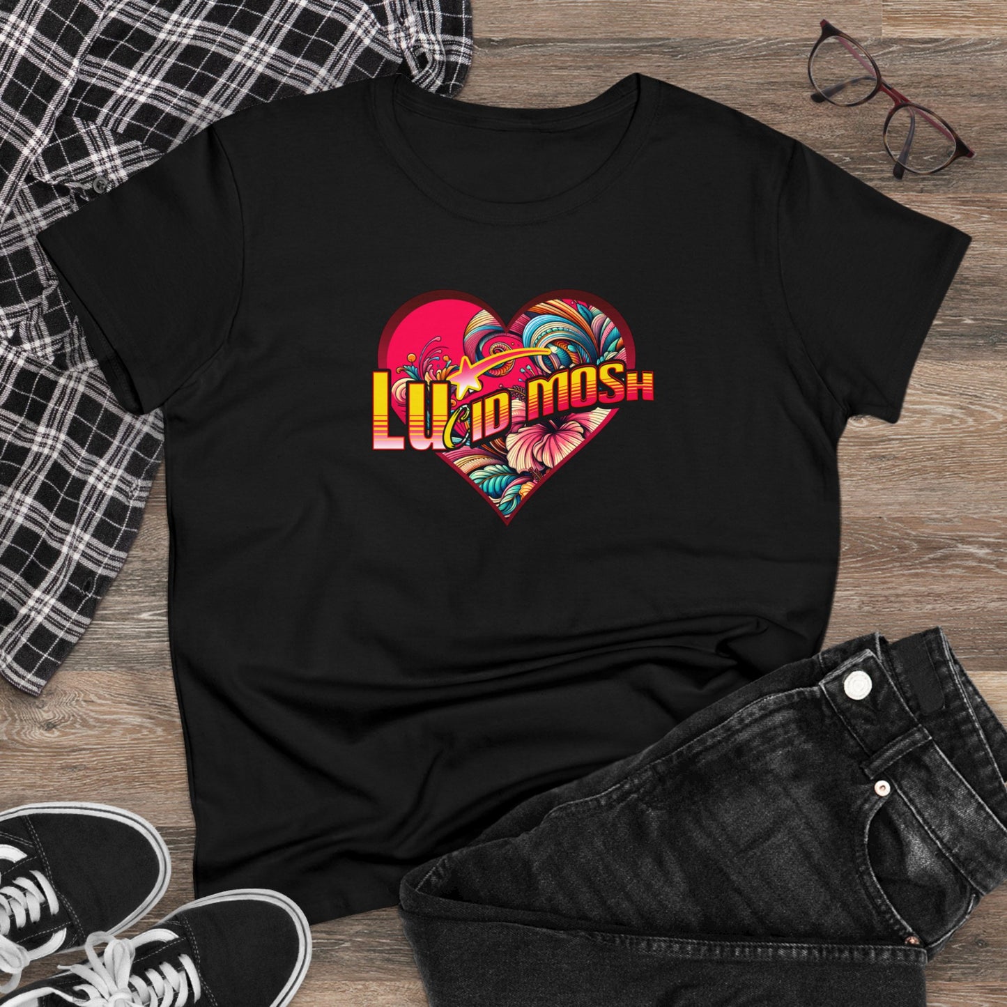 LUCID MOSh The Inner Love Women's Tee: Embrace Your Inner Beauty