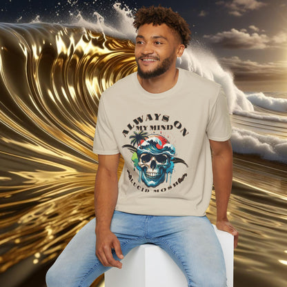 Always On My Mind, Surf T-Shirt by LUCID MOSH