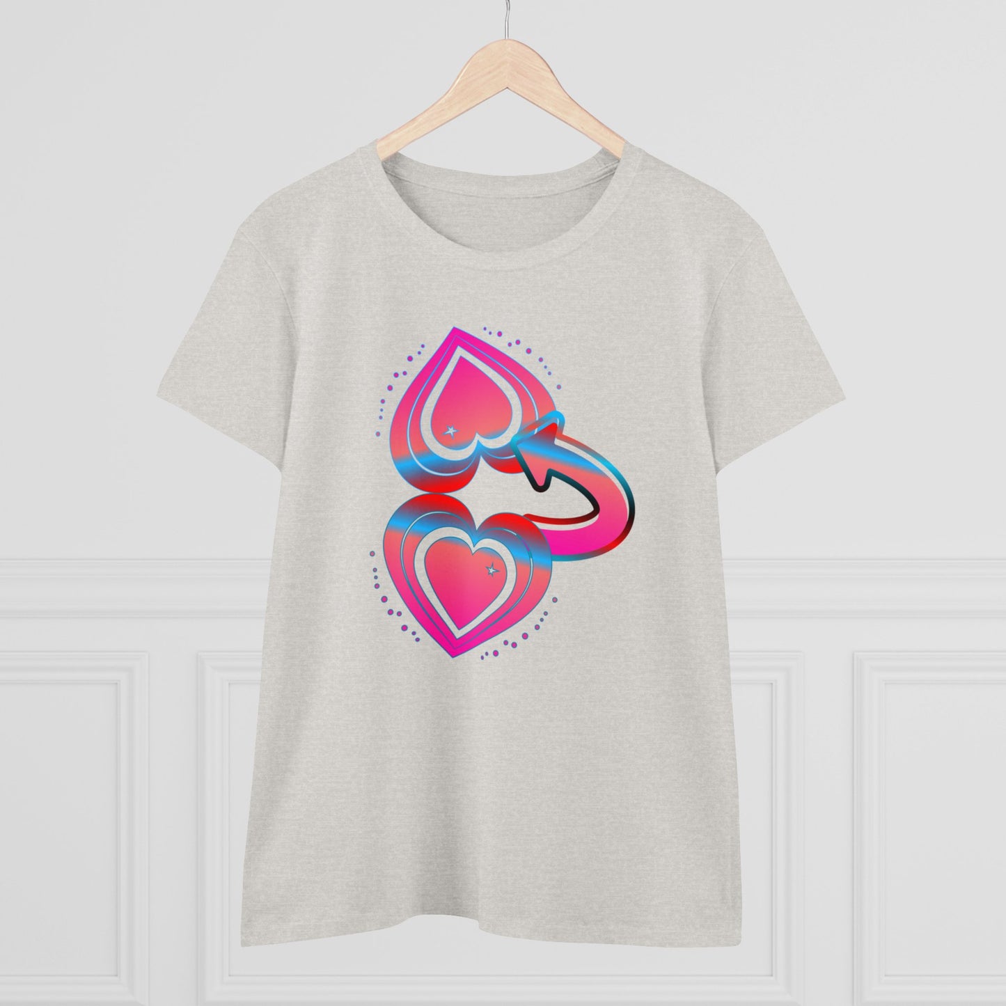 BTLmaui Logo Design Women's Cotton Tee: A Comfortable And Stylish Surf T-Shirt for the Ladies