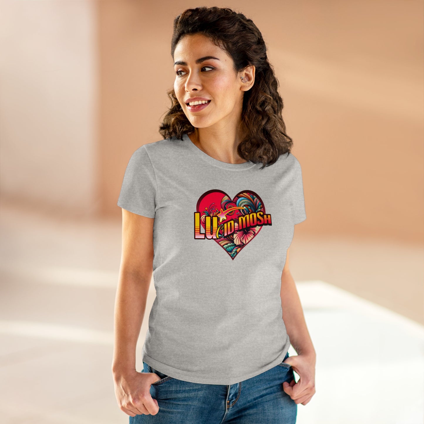 LUCID MOSh The Inner Love Women's Tee: Embrace Your Inner Beauty