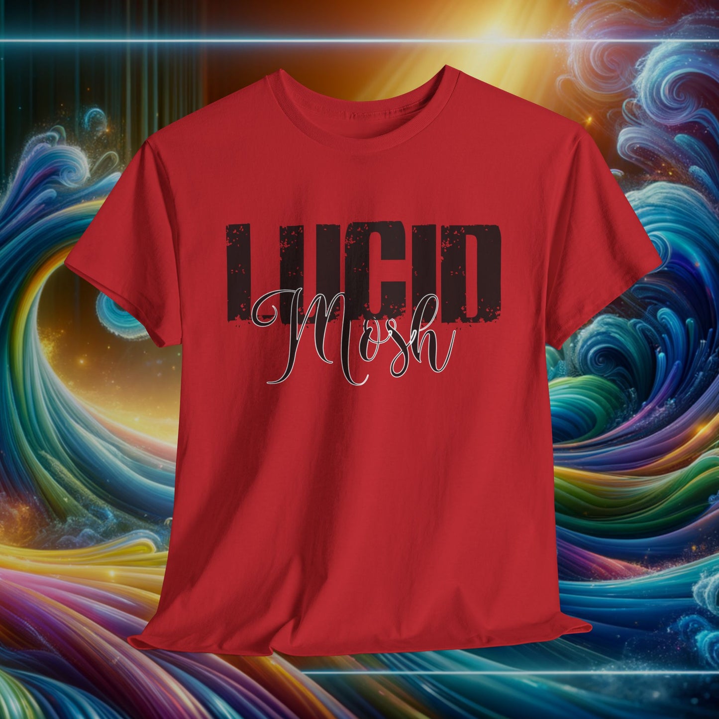 LUCID MOSh, STOMP Unisex Durable Comfy Cotton Tee