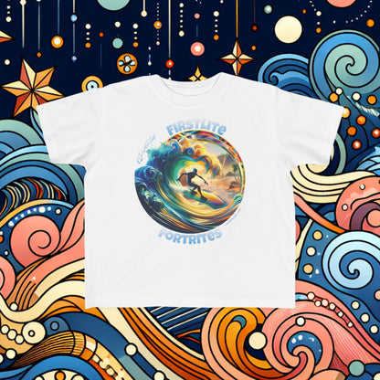 A Fine Tee for a Little Surfers: "Firstlite Fortrites" KIDS MOSh, LUCID MOSh