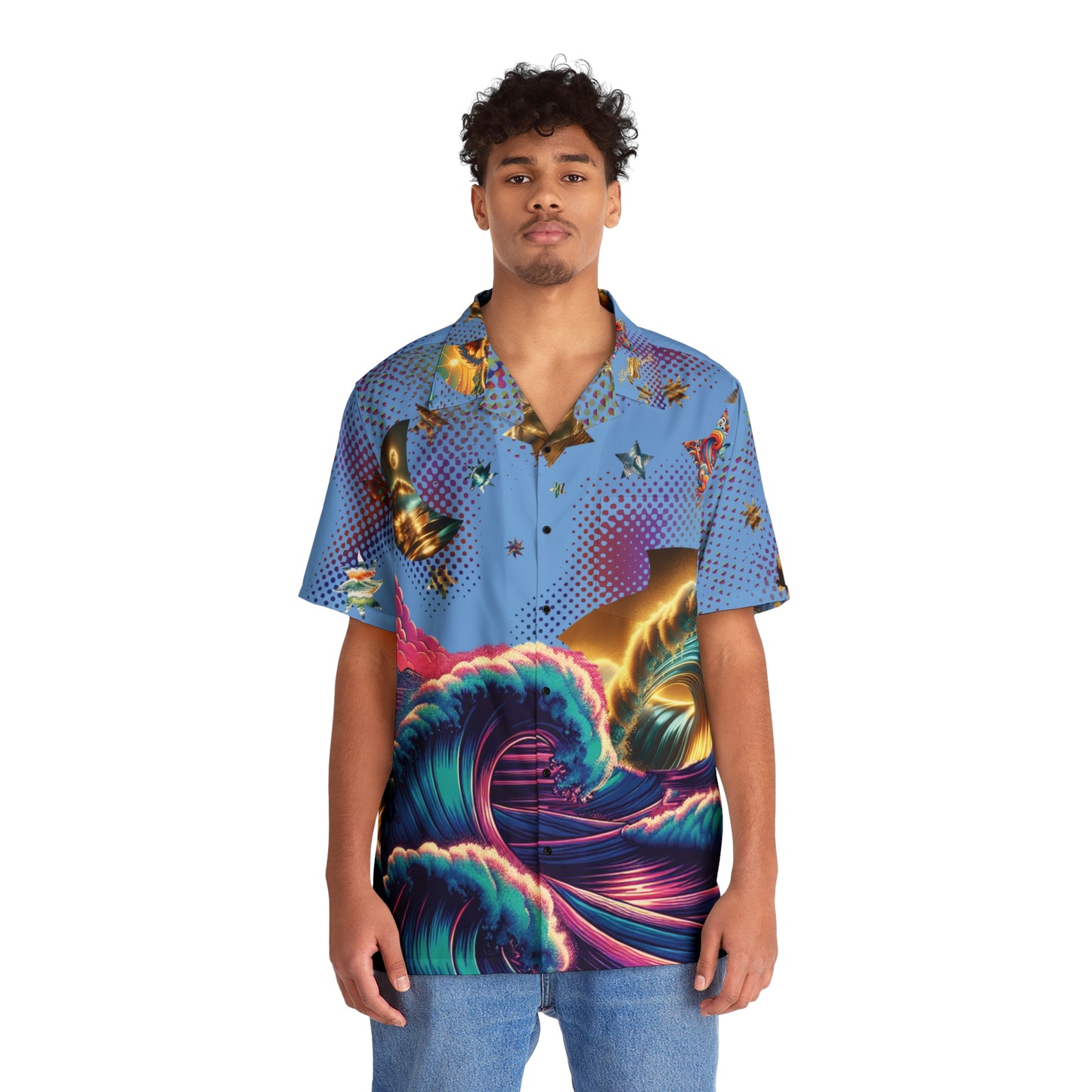 LUCID MOSh, Sunrise Wave Lux Aloha Shirt