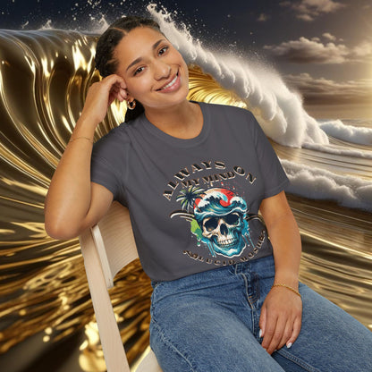 Always On My Mind, Surf T-Shirt by LUCID MOSH