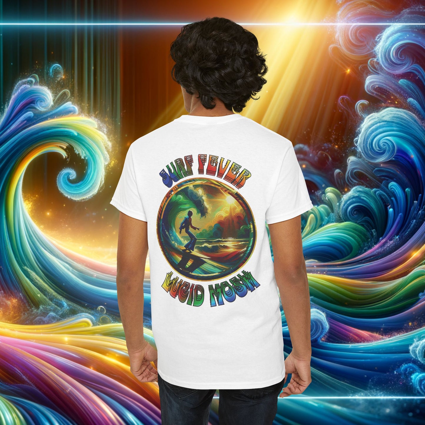 T-Shirt - Retro Wave fever Graphic Tee