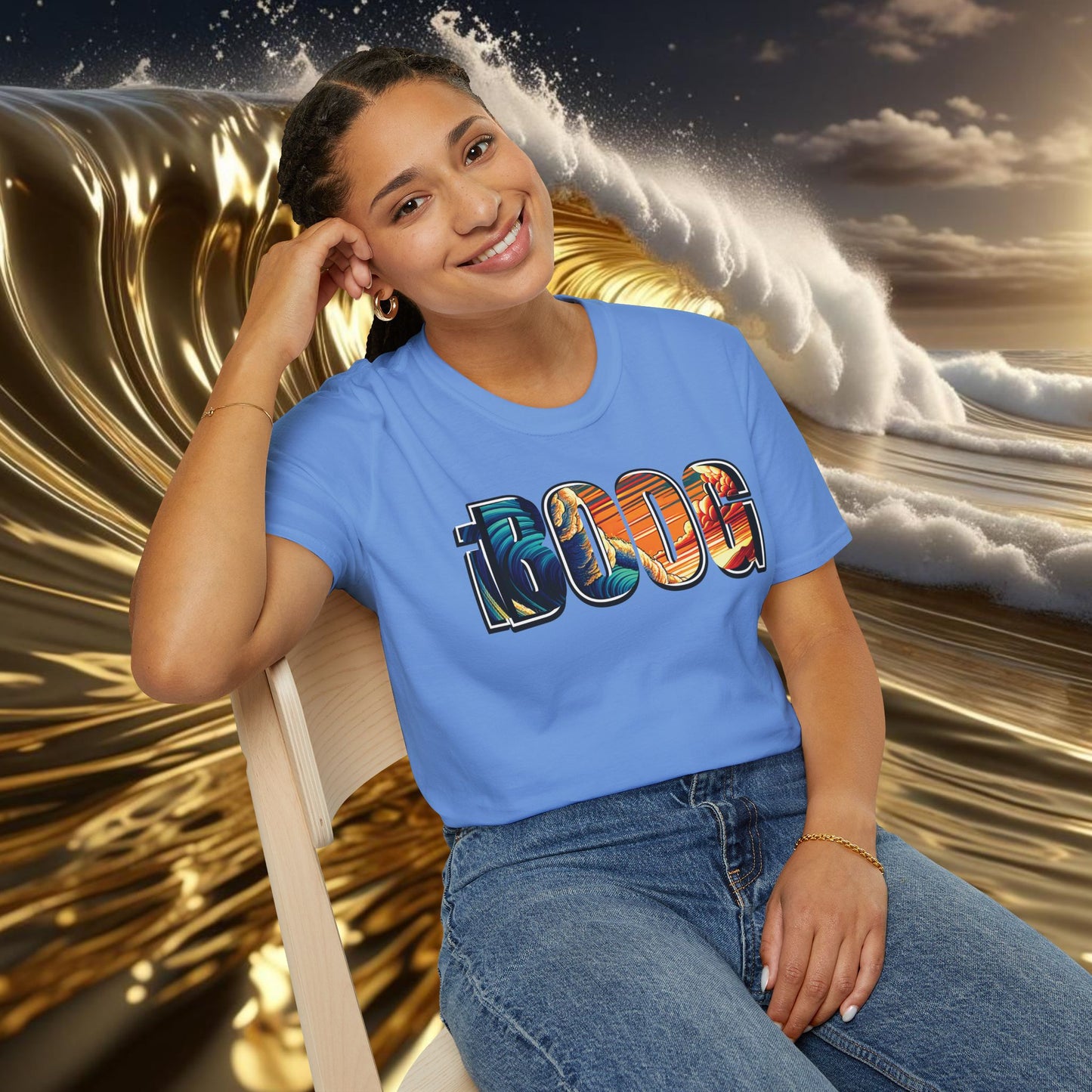 iBOOG Bodyboard Design Logo Soft Style Tee: Soft Stylish and Comfort All in One