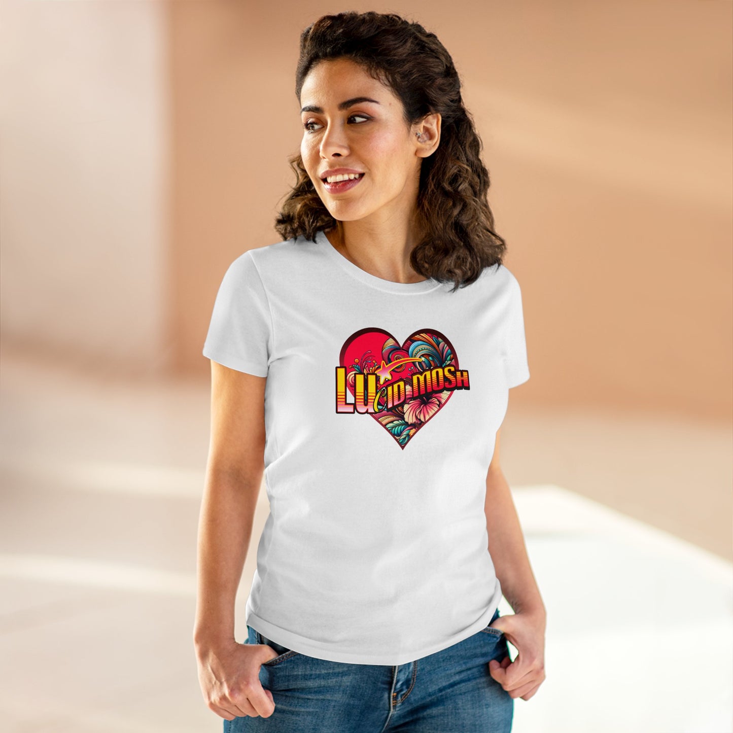 LUCID MOSh The Inner Love Women's Tee: Embrace Your Inner Beauty