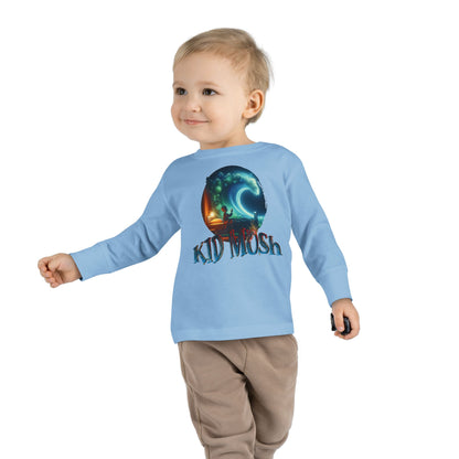 Share the Surf Stoked: Pray For Surf, Toddler Long Sleeve by LUCID MOSh