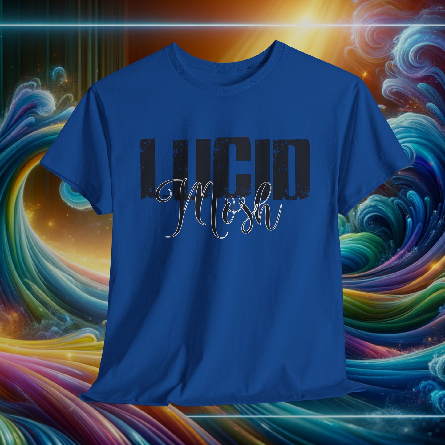 LUCID MOSh, STOMP Unisex Durable Comfy Cotton Tee