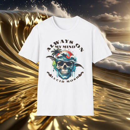 Always On My Mind, Surf T-Shirt by LUCID MOSH