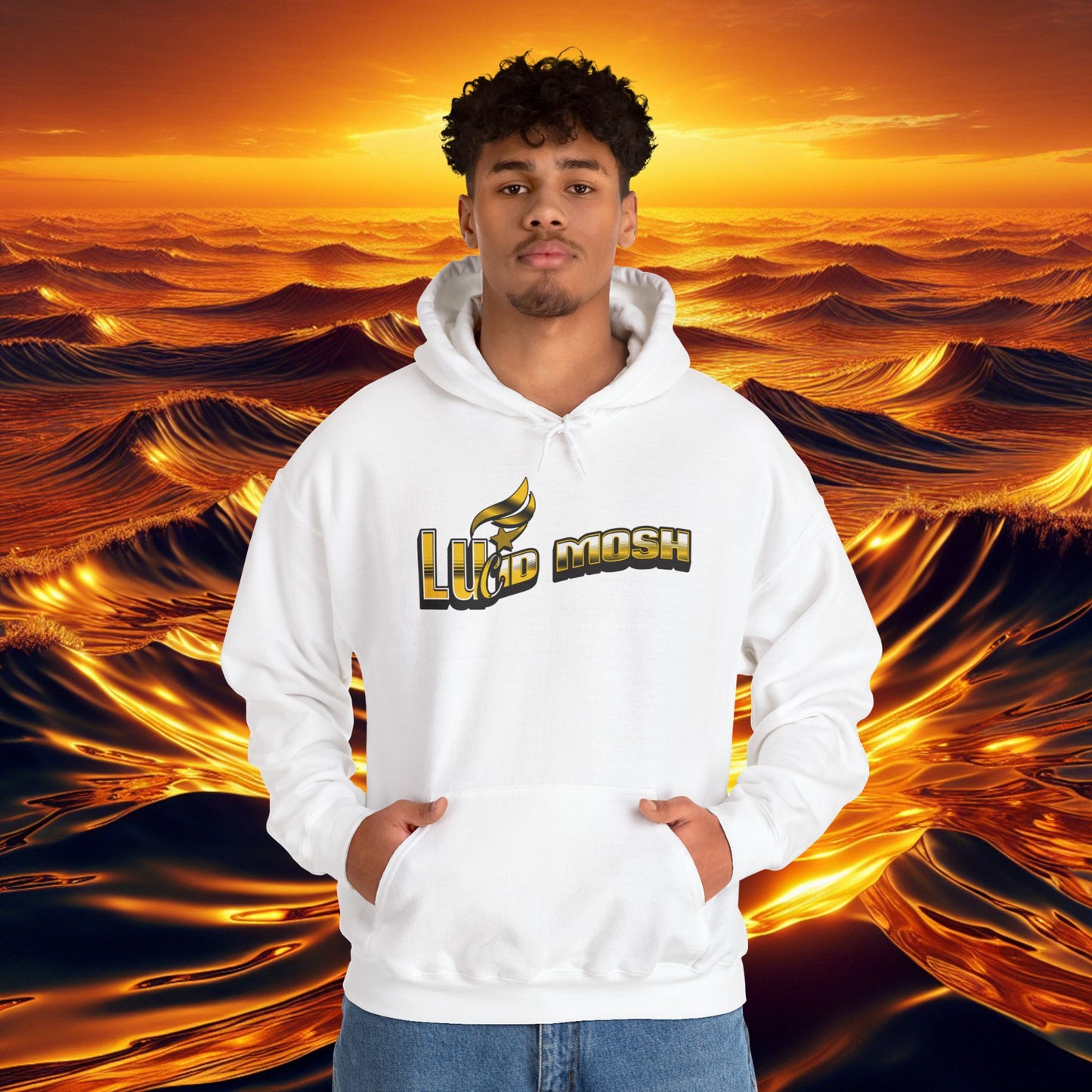 Gold Logo, LUCID MOSh Hoodie