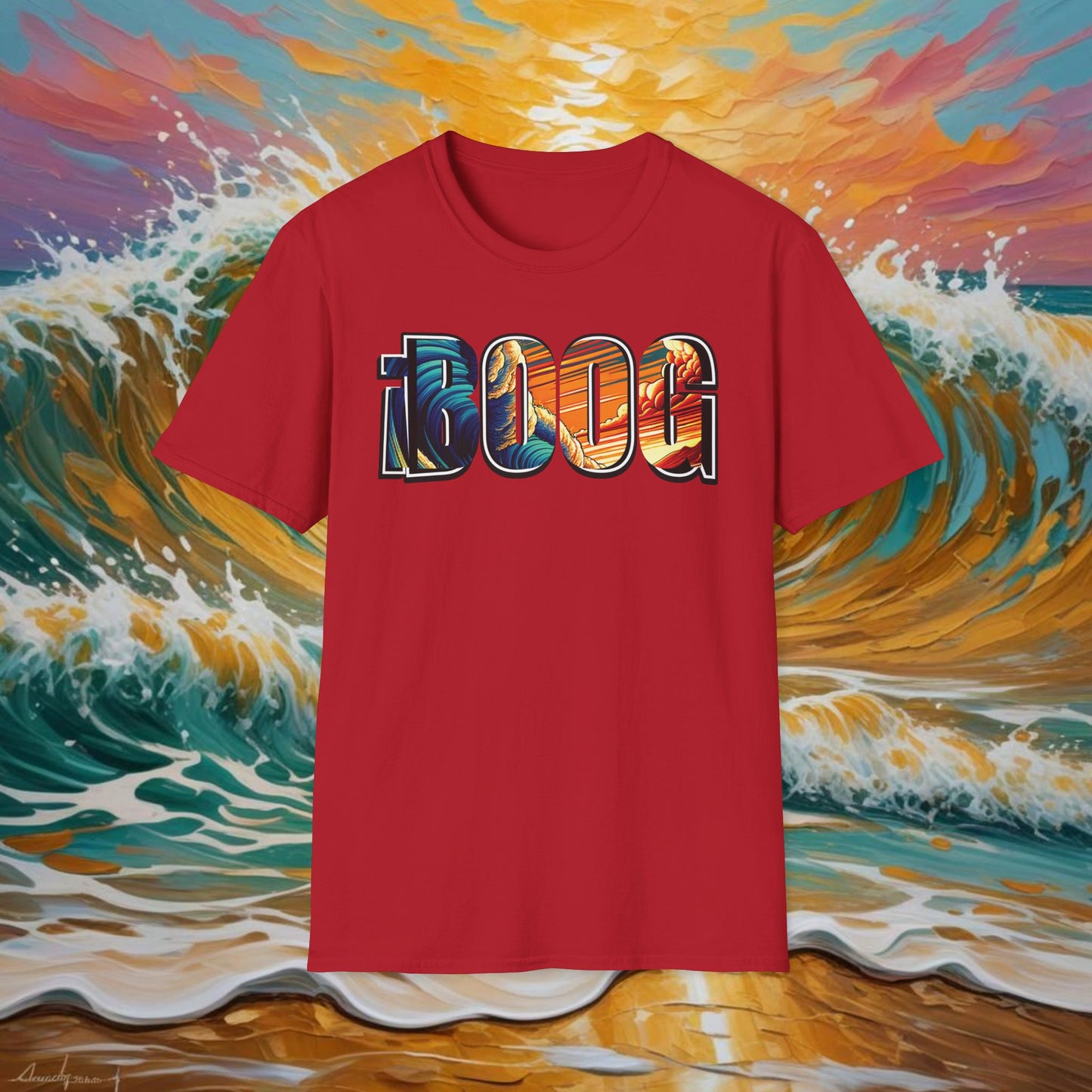 iBOOG Bodyboard Design Logo Soft Style Tee: Soft Stylish and Comfort All in One