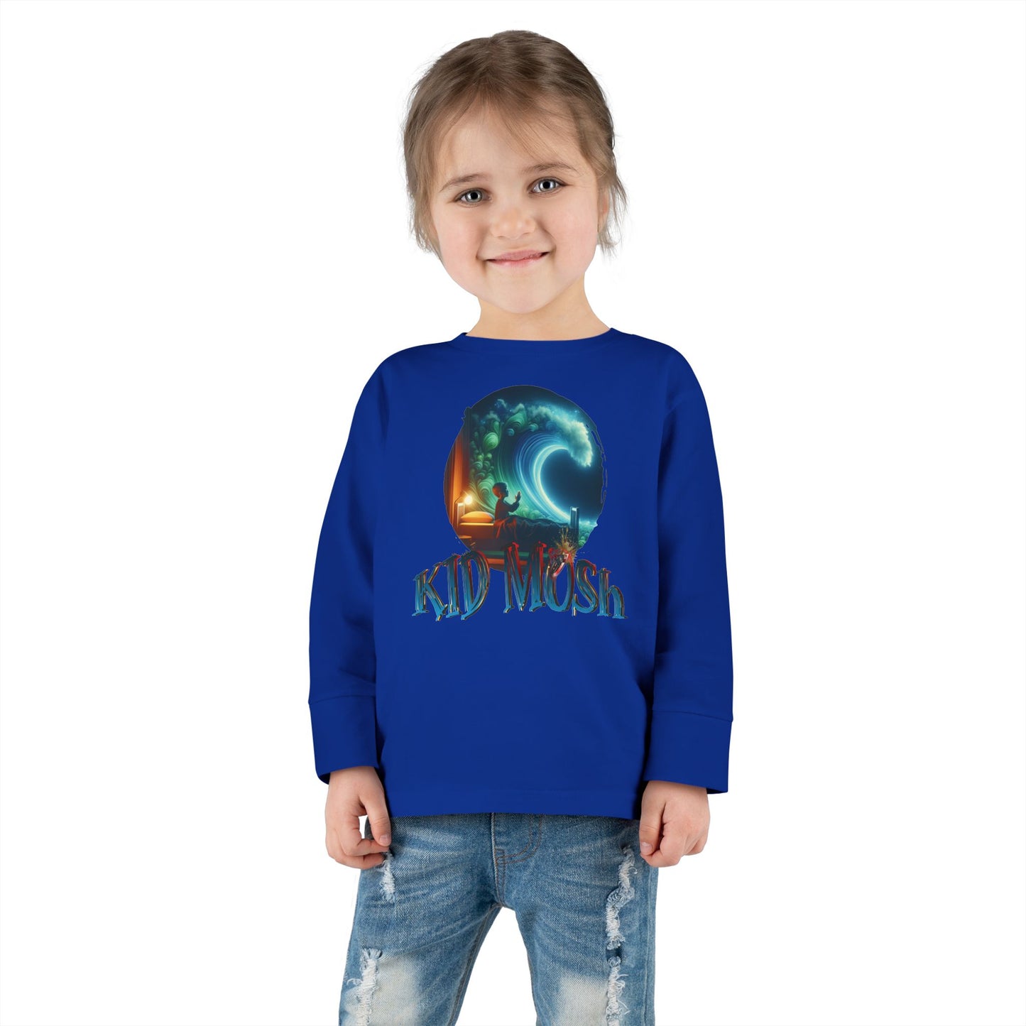 Share the Surf Stoked: Pray For Surf, Toddler Long Sleeve by LUCID MOSh