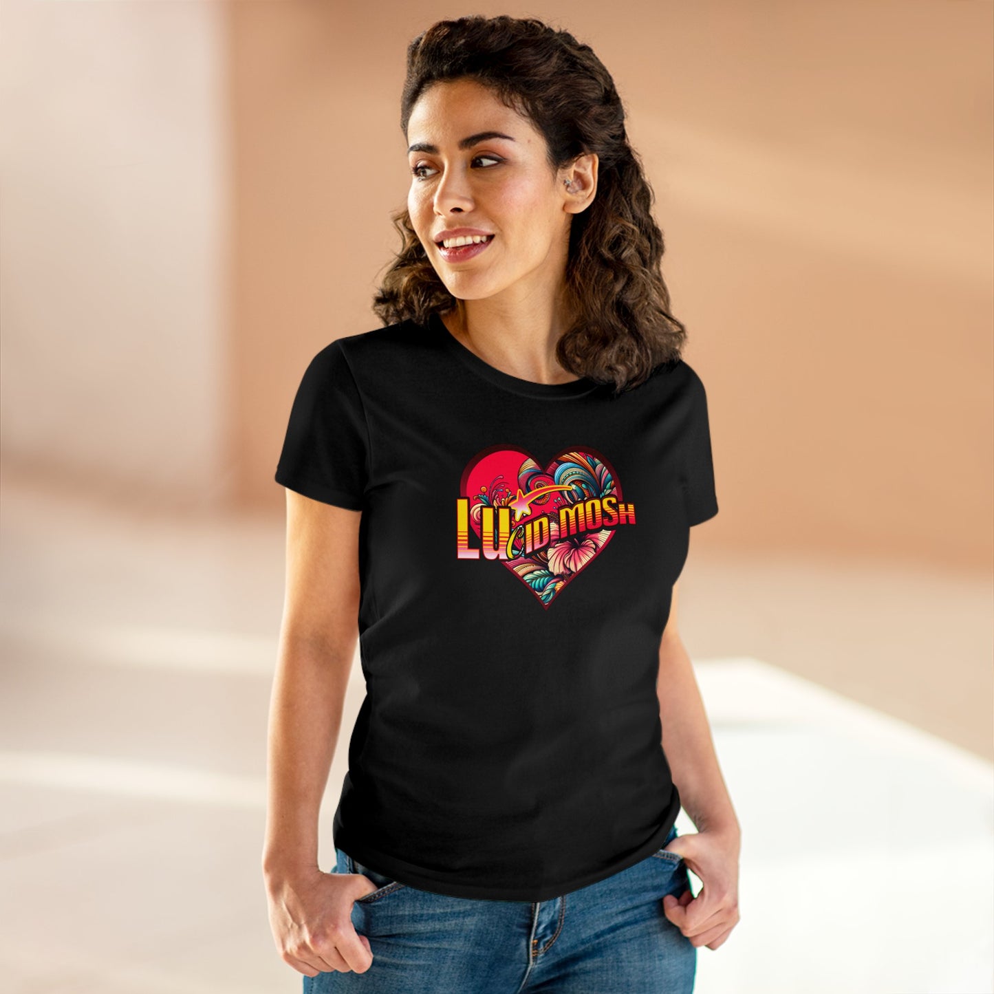 LUCID MOSh The Inner Love Women's Tee: Embrace Your Inner Beauty