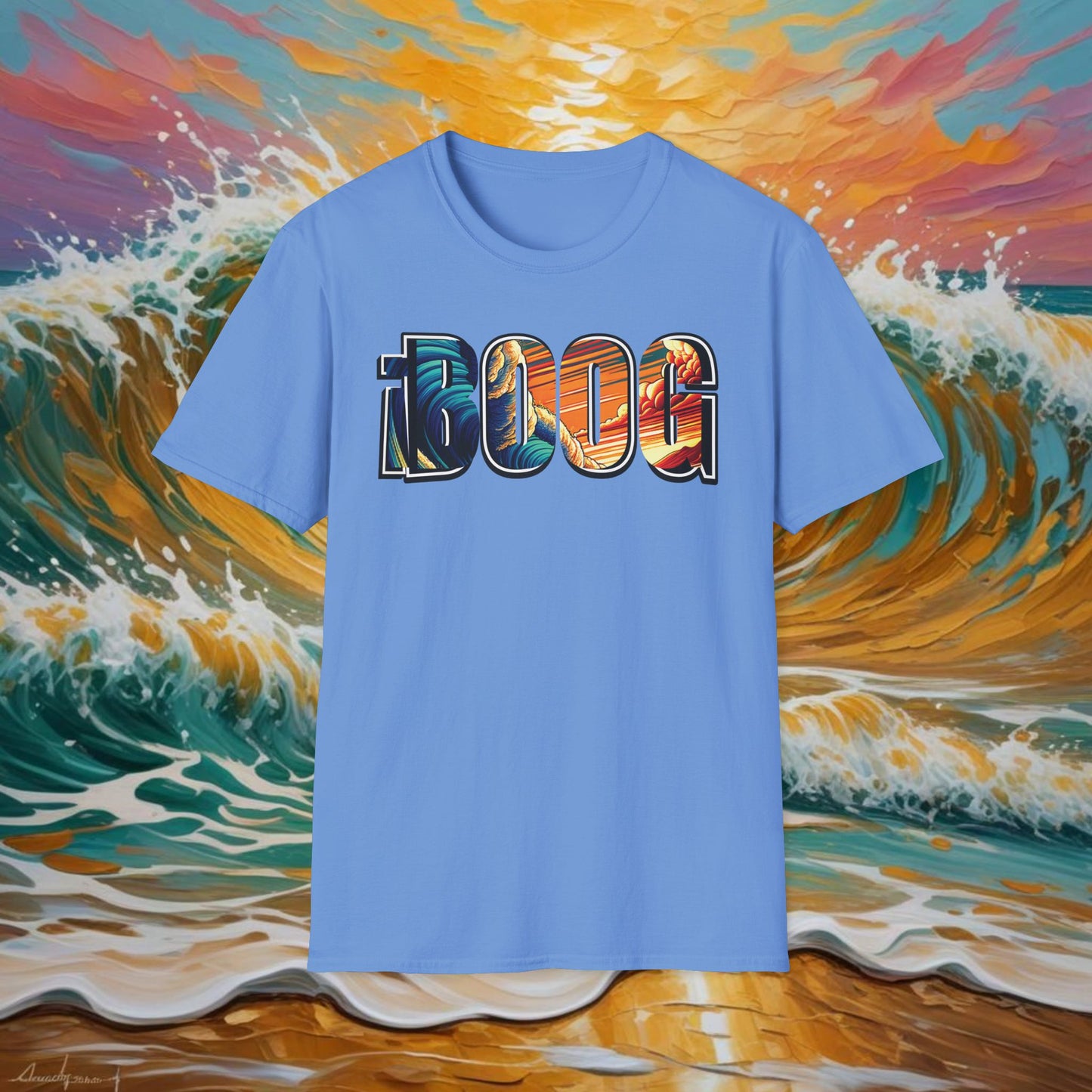 iBOOG Bodyboard Design Logo Soft Style Tee: Soft Stylish and Comfort All in One