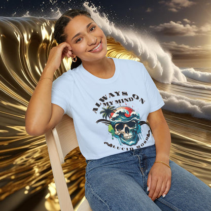 Always On My Mind, Surf T-Shirt by LUCID MOSH