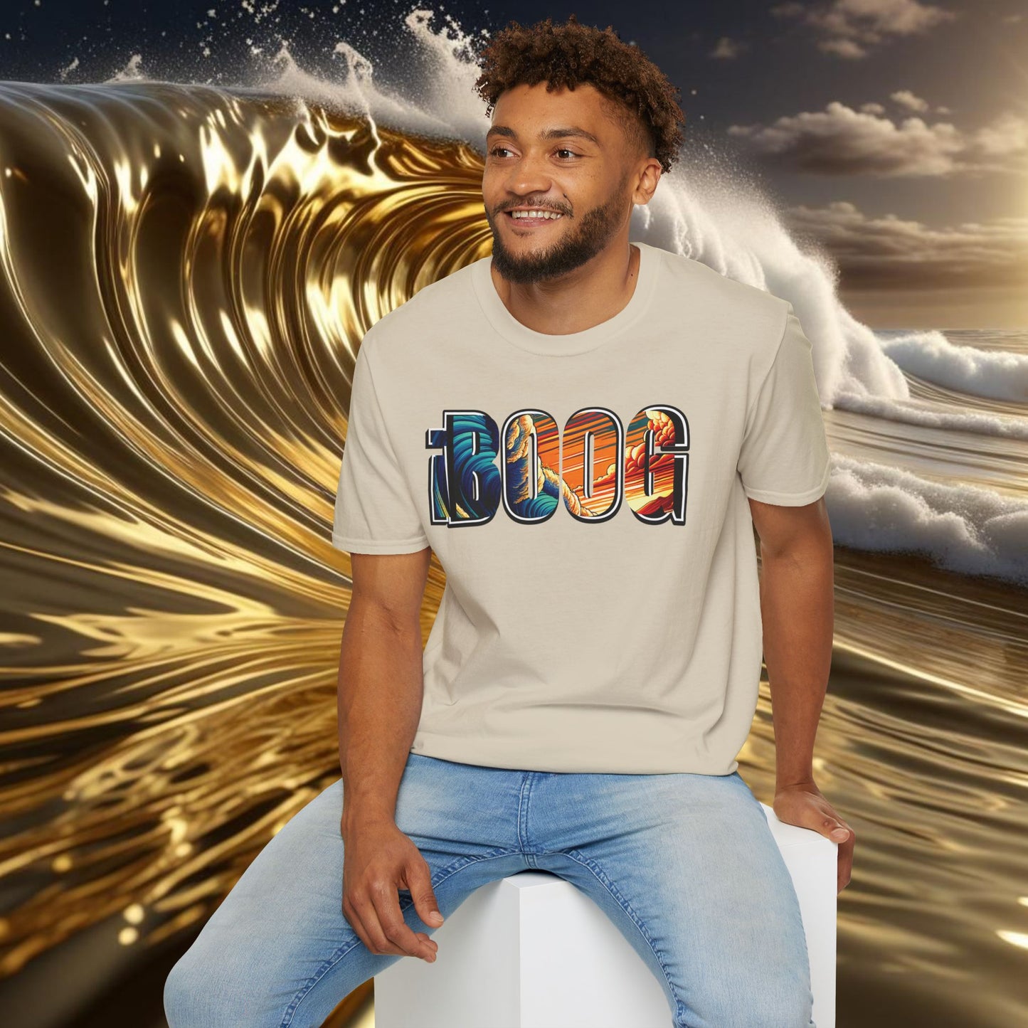 iBOOG Bodyboard Design Logo Soft Style Tee: Soft Stylish and Comfort All in One