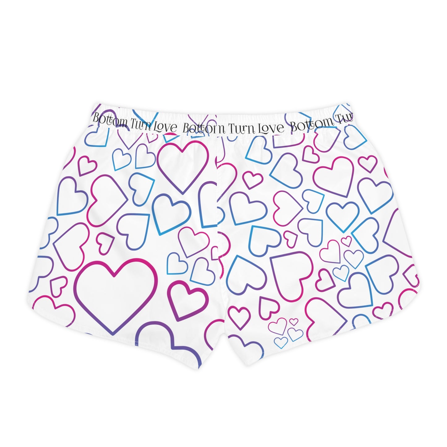 Beach to Street Style: Hearts of Color Shorts for Women by BTLmaui