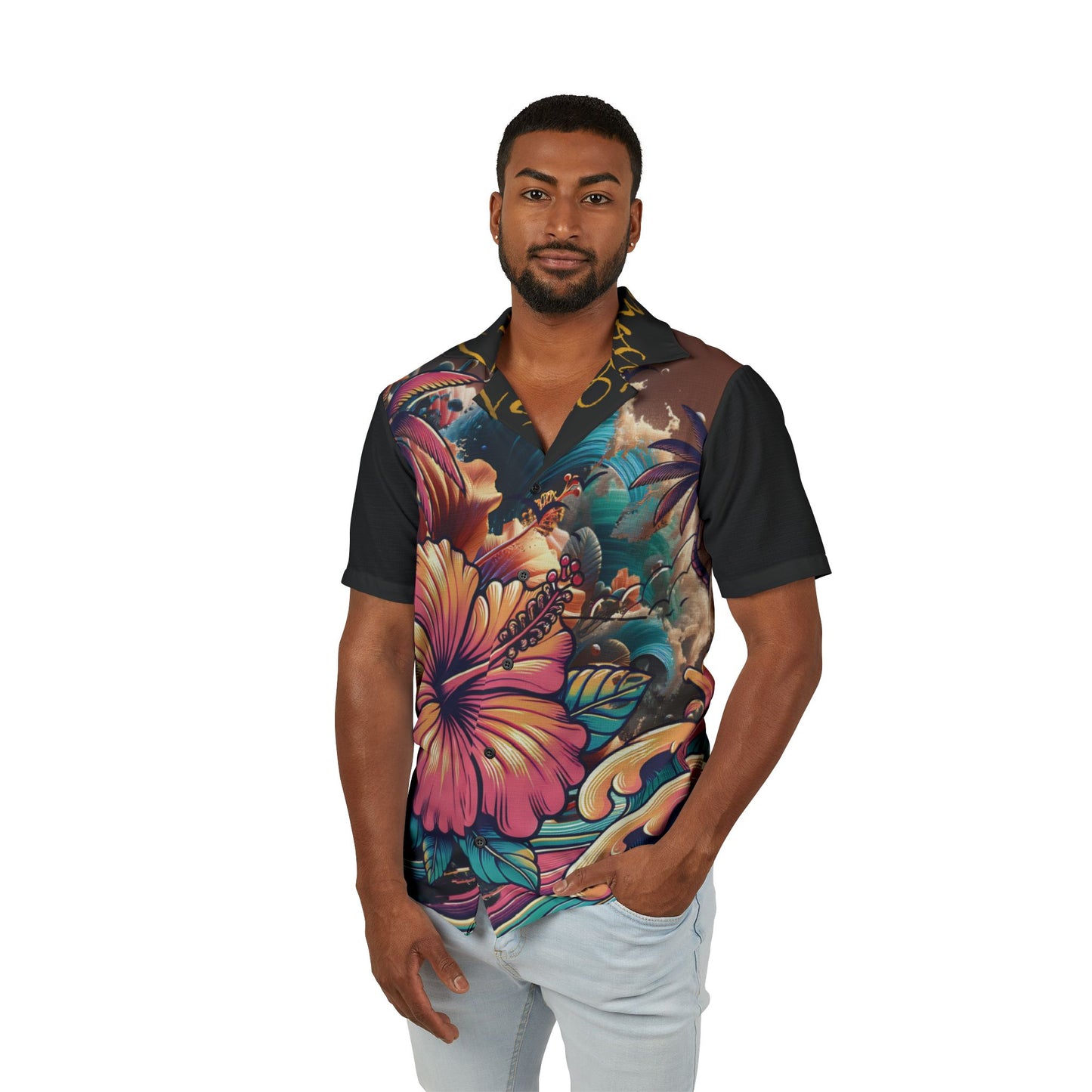 Men's Hawaiian Camp Shirt (AOP)